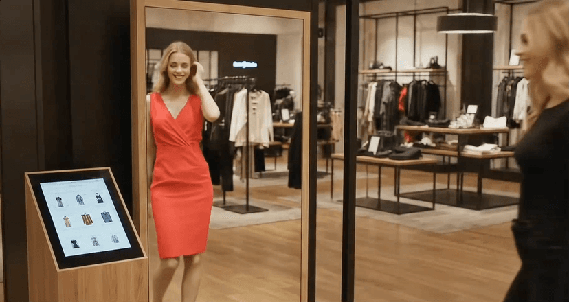 Smart Fitting Mirror, AI-passpiegel voor mode en retail