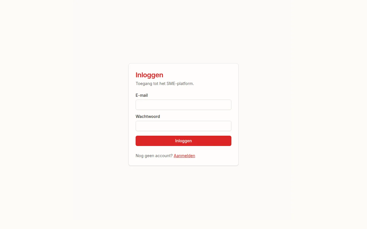 SME-Platform (AI-Gedreven MKB Portaal)